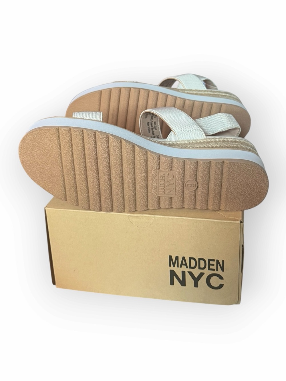 Madden NYC Women's Talla Wedge Strappy Sandals - Picture 6 of 6